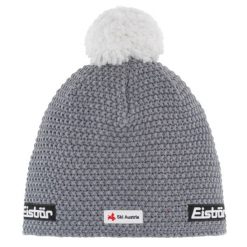 Czapka Eisbar Jamie Pompon MÜ SKA. Szare czapki damskie Eisbär, bez wzorów, z dzianiny. Za 206.00 zł.