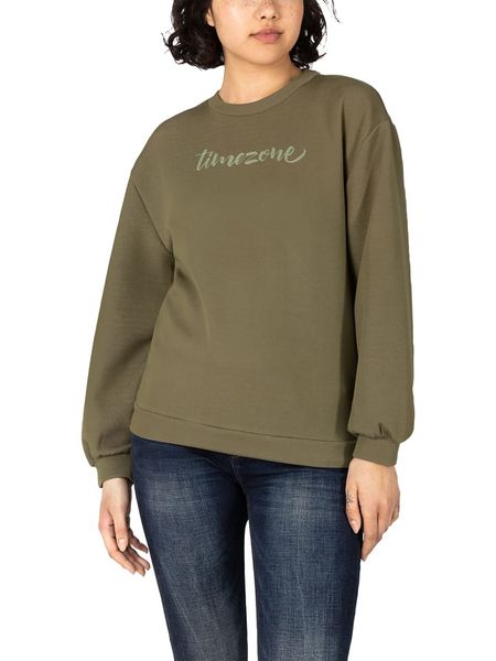Timezone Bluza w kolorze khaki rozmiar: L. Brązowe bluzy damskie Timezone, l, bez wzorów, bez kaptura. Za 91.34 zł.
