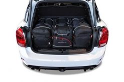 Torby Do Bagażnika Mini Countryman Phev 2017-2023 4Szt Kjust. Czarne torby podróżne KJUST, bez wzorów, z kauczuku. Za 1,140.00 zł.