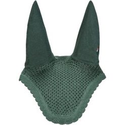 Court czapka dla konia Equiline Kim. Zielone czapki damskie EQODE BY EQUILINE, bez wzorów. Za 234.00 zł.