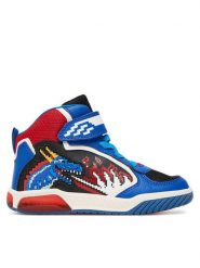 Geox Sneakersy J Inek J569CA 05411 C0833 S Niebieski. Niebieskie buty sportowe chłopięce Geox, ze skóry, bez zapięcia. Za 209.99 zł.