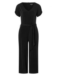 More & More Kombinezon w kolorze czarnym rozmiar: 42. Czarne kombinezony damskie More & More, bez wzorów, z tkaniny, bez kołnierzyka, bez ramiączek. Za 177.32 zł.