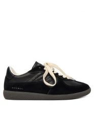 Nokwol Sneakersy August Czarny. Czarne obuwie sportowe damskie Nokwol, ze skóry, bez zapięcia. Za 619.99 zł.