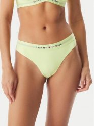 Tommy Hilfiger Dół od bikini UW0UW06364 Żółty jasny. Żółte bikini Tommy Hilfiger, bez wzorów, z syntetyku. Za 169.99 zł.