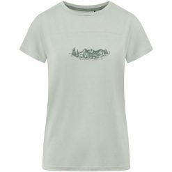 T-shirt damski VIKING Likelo Bamboo. Zielone koszulki sportowe damskie Viking, xs, bez wzorów, bez ramiączek. Za 129.70 zł.