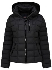 Geographical Norway Kurtka pikowana "Bastia" w kolorze czarnym rozmiar: XL. Czarne kurtki damskie Geographical Norway, xl, bez wzorów, bez kaptura. Za 324.26 zł.