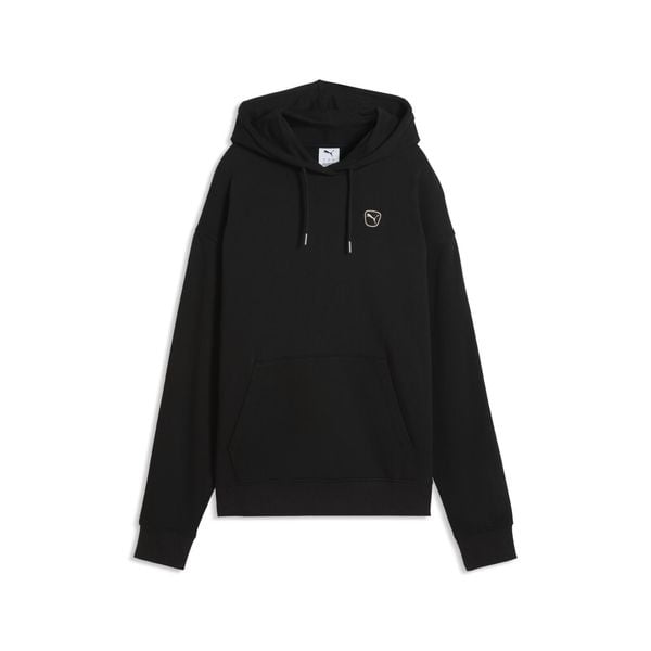 Damska bluza z kapturem Essentials Elevated PUMA. Czarne bluzy damskie Puma, na jesień, xs, bez wzorów, z bawełny, z kapturem. Za 249.00 zł.
