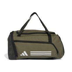 Torba adidas Essentials 3-Stripes Duffel S. Zielone torby sportowe Adidas, bez wzorów, z materiału. Za 128.99 zł.