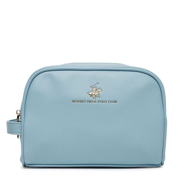 Kosmetyczka Beverly Hills Polo Club. Niebieskie kosmetyczki damskie Beverly Hills Polo Club, bez wzorów. Za 79.99 zł.