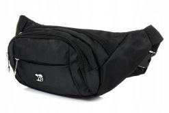 Saszetka czarna unisex Beltimore C28. Czarne nerki i saszetki damskie bez wzorów. Za 39.59 zł.