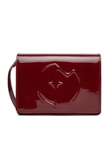 Eva Minge Torebka EO-ALINA-LDA8225-1 Bordowy. Czerwone listonoszki damskie Eva Minge, bez wzorów, z materiału, bez dodatków. Za 179.99 zł.