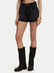 G-Star Raw Szorty jeansowe Judee D23211-D933 Czarny Boyfriend Fit. Czarne szorty damskie G-Star Raw, bez wzorów, z bawełny. Za 309.99 zł.