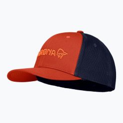 Czapka z daszkiem NORRONA Flexfit 3D. Czerwone czapki z daszkiem damskie NORRONA, bez wzorów, z bawełny. Za 189.99 zł.