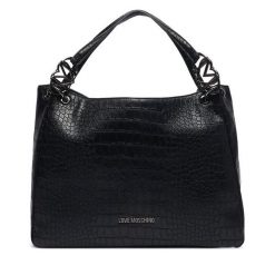Torebka LOVE MOSCHINO. Czarne shopper bag Love Moschino, bez wzorów, bez dodatków. Za 1,009.00 zł.