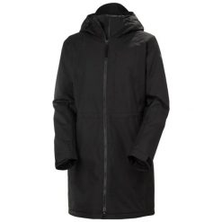 Damska długa wodoodporna kurtka z kapturem Helly Hansen Westport Ins. Czarne kurtki damskie Helly Hansen, na jesień, l, bez wzorów, z poliamidu, z kapturem. Za 813.85 zł.