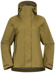 Bergans Kurtka przeciwdeszczowa w kolorze khaki rozmiar: XS. Brązowe kurtki sportowe damskie Bergans, s, bez wzorów, bez kaptura. Za 505.13 zł.