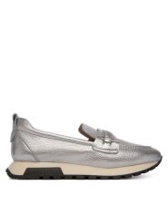 Hispanitas Mokasyny HV264755 C002 Szary. Szare mokasyny damskie Hispanitas, ze skóry, bez obcasa. Za 589.99 zł.