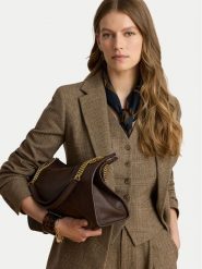 LAUREN RALPH LAUREN Torebka 431969352012 Brązowy ciemny. Brązowe torebki klasyczne damskie Lauren Ralph Lauren, ze skóry, bez dodatków. Za 2,199.00 zł.