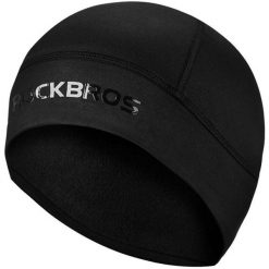 Czapka rowerowa zimowa dla dorosłych Rockbros YPP016BK. Czarne czapki damskie ROCKBROS, na zimę, bez wzorów. Za 49.90 zł.