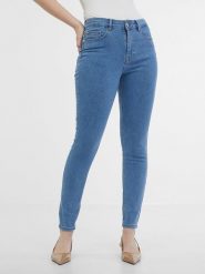 Orsay Dżinsy - Skinny fit - w kolorze niebieskim rozmiar: 36. Niebieskie jeansy damskie Orsay. Za 78.99 zł.
