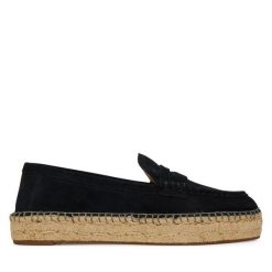 Espadryle LAUREN RALPH LAUREN. Czarne espadryle damskie Lauren Ralph Lauren, bez wzorów, bez obcasa. Za 449.99 zł.
