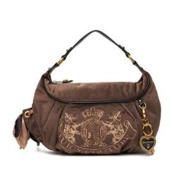 Torebka Juicy Couture. Brązowe torebki klasyczne damskie Juicy Couture, bez dodatków. Za 419.99 zł.