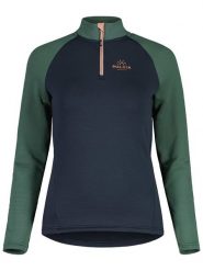 Maloja Bluza polarowa "NaspaeM" w kolorze granatowym rozmiar: L. Niebieskie bluzy damskie Maloja, l, bez wzorów, z polaru, bez kaptura. Za 206.42 zł.