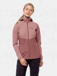 Jack Wolfskin Kurtka softshell Go Hike Softshell 1306862 Bordowy Regular Fit. Czerwone kurtki sportowe damskie Jack Wolfskin, l, bez wzorów, z softshellu, bez kaptura. Za 389.99 zł.