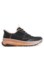 Skechers Sneakersy Switch Back - Mist 180157/BKPK Czarny. Czarne obuwie sportowe damskie Skechers, z materiału, bez zapięcia. Za 309.99 zł.