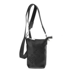 Czarna Stylowa Mała Torebka Damska na Ramię Big Star. Czarne shopper bag Big Star, na ramię, małe, bez dodatków. Za 99.99 zł.