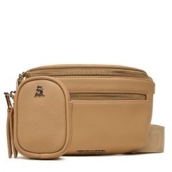 Torebka Steve Madden. Brązowe listonoszki damskie Steve Madden, bez wzorów, bez dodatków. Za 279.99 zł.