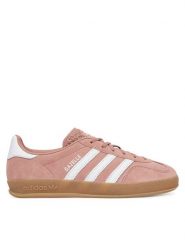 Adidas Sneakersy Gazelle Indoor JS1397 Brązowy. Brązowe obuwie sportowe damskie Adidas, ze skóry, bez zapięcia. Za 529.99 zł.