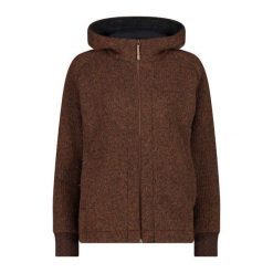 Bluza damska turystyczna CMP 34M0766. Brązowe bluzy damskie CMP, m, bez wzorów, z materiału, z kapturem. Za 501.00 zł.