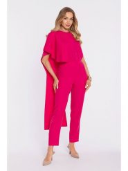 Made of emotion Kombinezon w kolorze różowym rozmiar: L. Różowe kombinezony damskie Made Of Emotion, l, bez wzorów, bez kołnierzyka, bez ramiączek. Za 312.99 zł.