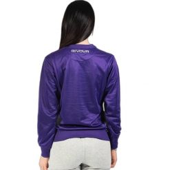 Sweter z okrągłym dekoltem Givova. Fioletowe swetry klasyczne damskie Givova, na zimę, bez kołnierzyka. Za 175.99 zł.