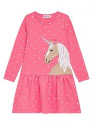 Danamade Sukienka "Feray" w kolorze różowym rozmiar: 128. Różowe sukienki damskie Danamade, bez wzorów, z bawełny, bez ramiączek. Za 104.39 zł.