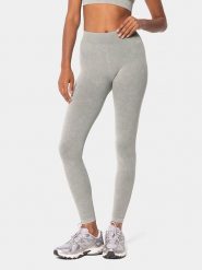 Carpatree Legginsy sportowe "Marble Story" w kolorze szarozielonym rozmiar: M. Zielone legginsy damskie Carpatree, m, bez wzorów. Za 110.29 zł.