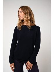 AUTHENTIC CASHMERE Kaszmirowy sweter "Criou" w kolorze granatowym rozmiar: S. Niebieskie swetry klasyczne damskie AUTHENTIC CASHMERE, s, z kaszmiru, bez kołnierzyka. Za 347.99 zł.