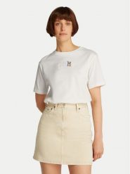 Tommy Jeans T-Shirt Color Varsity DW0DW21337 Écru Relaxed Fit. T-shirty damskie Tommy Jeans, xxs, bez wzorów, z bawełny, bez kołnierzyka. Za 119.99 zł.