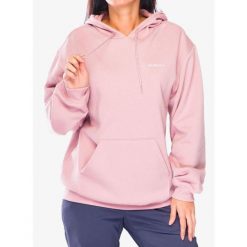 Bluza z kapturem damska Columbia Aldermore Hoodie. Czerwone bluzy damskie Columbia, bez wzorów, z kapturem. Za 183.69 zł.