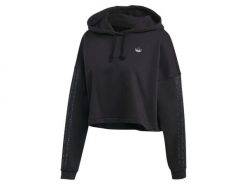 Bluza damska ADIDAS BB CP HOODIE 46. Czarne bluzy damskie Adidas, na lato, s, bez wzorów, z bawełny, bez kaptura. Za 249.00 zł.