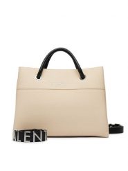 Valentino Torebka Alexia Summer VBSA0D02 Kremowy. Białe torebki klasyczne damskie Valentino, ze skóry, bez dodatków. Za 450.99 zł.