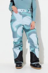 Damskie Spodnie narciarskie HYPRAR wodoodporne paski na rzep. Czerwone spodnie sportowe damskie Ulla Popken, plus size, bez wzorów, z materiału, narciarskie. Za 639.99 zł.