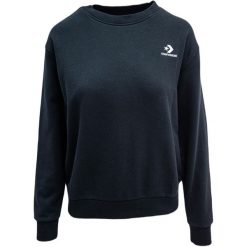 Bluza damskie Converse Foundation Crew. Czarne bluzy damskie Converse, m, bez wzorów, z bawełny, bez kaptura. Za 290.00 zł.