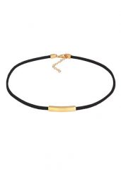 Elli Damski naszyjnik choker tekstylny czarny Black Trend srebro 925 Sterling Silver Naszyjniki 1 ct. Czarne naszyjniki damskie Elli, srebrne. Za 223.99 zł.
