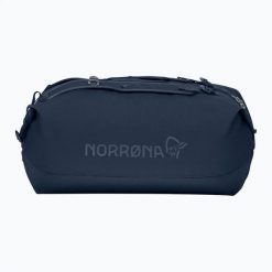 Torba podróżna NORRONA Norrøna Duffel 70. Niebieskie torby podróżne NORRONA, bez wzorów, z materiału. Za 589.99 zł.