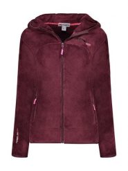 ANAPURNA Kurtka polarowa "Uternel" w kolorze ciemnoczerwonym rozmiar: L. Czerwone kurtki damskie ANAPURNA, l, bez wzorów, z polaru, bez kaptura. Za 82.99 zł.