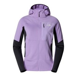 Bluza damska The North Face Stormgap Powergrid z kapturem. Fioletowe bluzy damskie The North Face, bez wzorów, z kapturem. Za 553.99 zł.