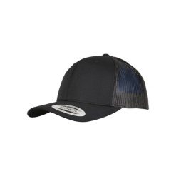 Czapka Flexfit recycled poly twill with mesh. Czarne czapki damskie FLEXFIT, bez wzorów, z meshu. Za 76.15 zł.