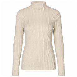 Sweter damski Kingsland Vikula. Białe swetry klasyczne damskie KINGSLAND, na zimę, bez kołnierzyka. Za 445.50 zł.